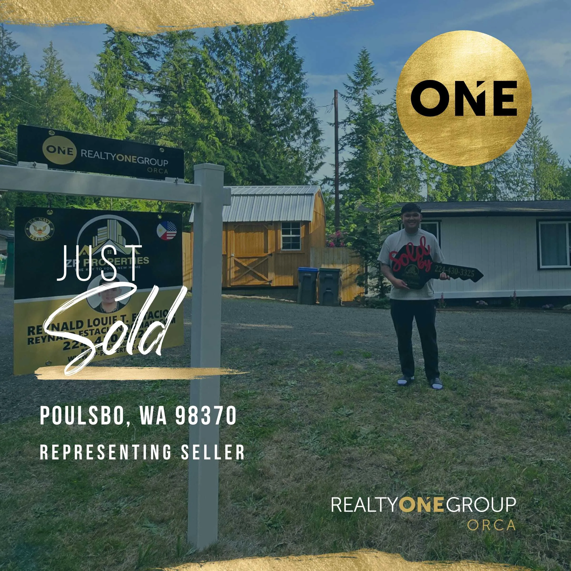 Home sold in Poulsbo, WA by Rey Estacion